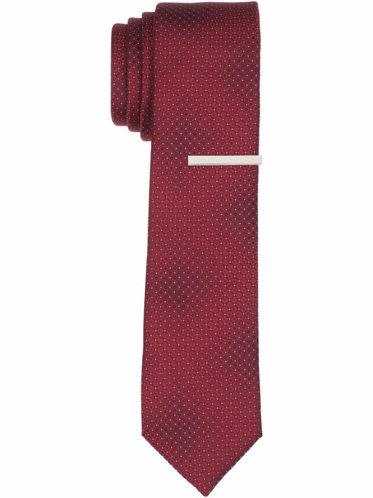 Perry Ellis Suits Solid Plain weave Slim Necktie