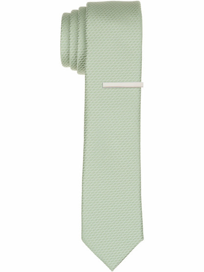 Perry Ellis Suits Solid Plain weave Micro Slim Tie