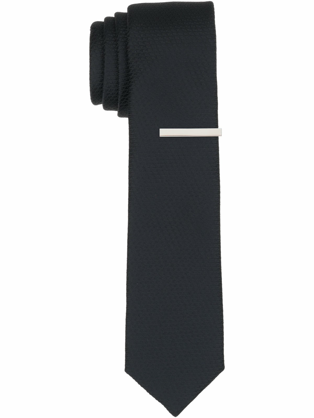 Perry Ellis Suits Solid Plain weave Micro Slim Tie