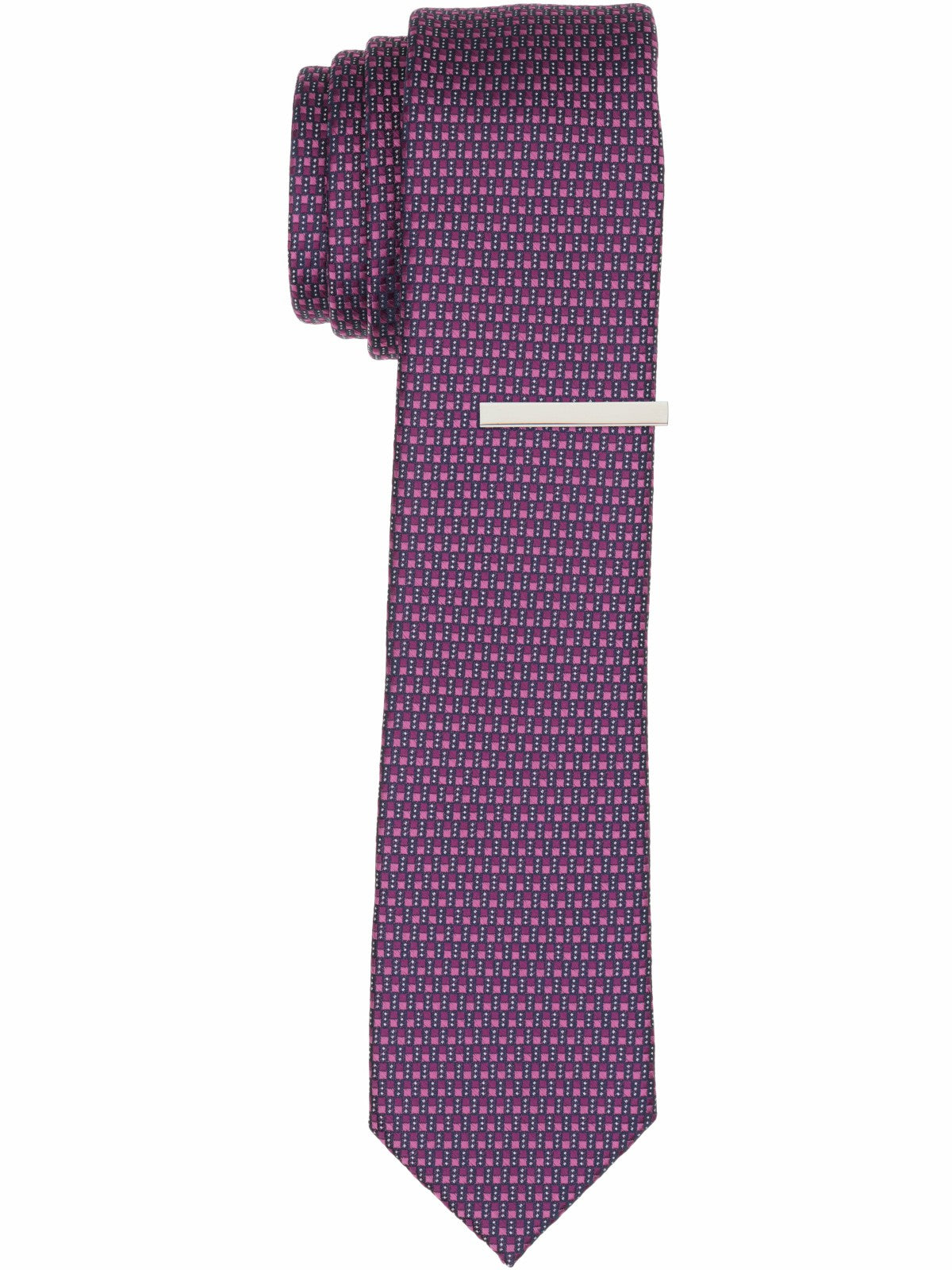 Perry Ellis Suits Plain weave Mini Slim Tie