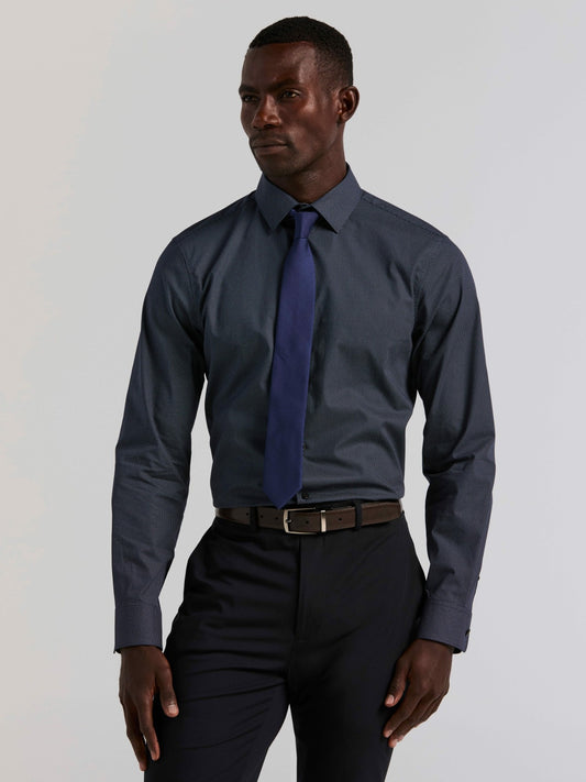 Perry Ellis Suits Polka Dot Print Slim Fit Shirt