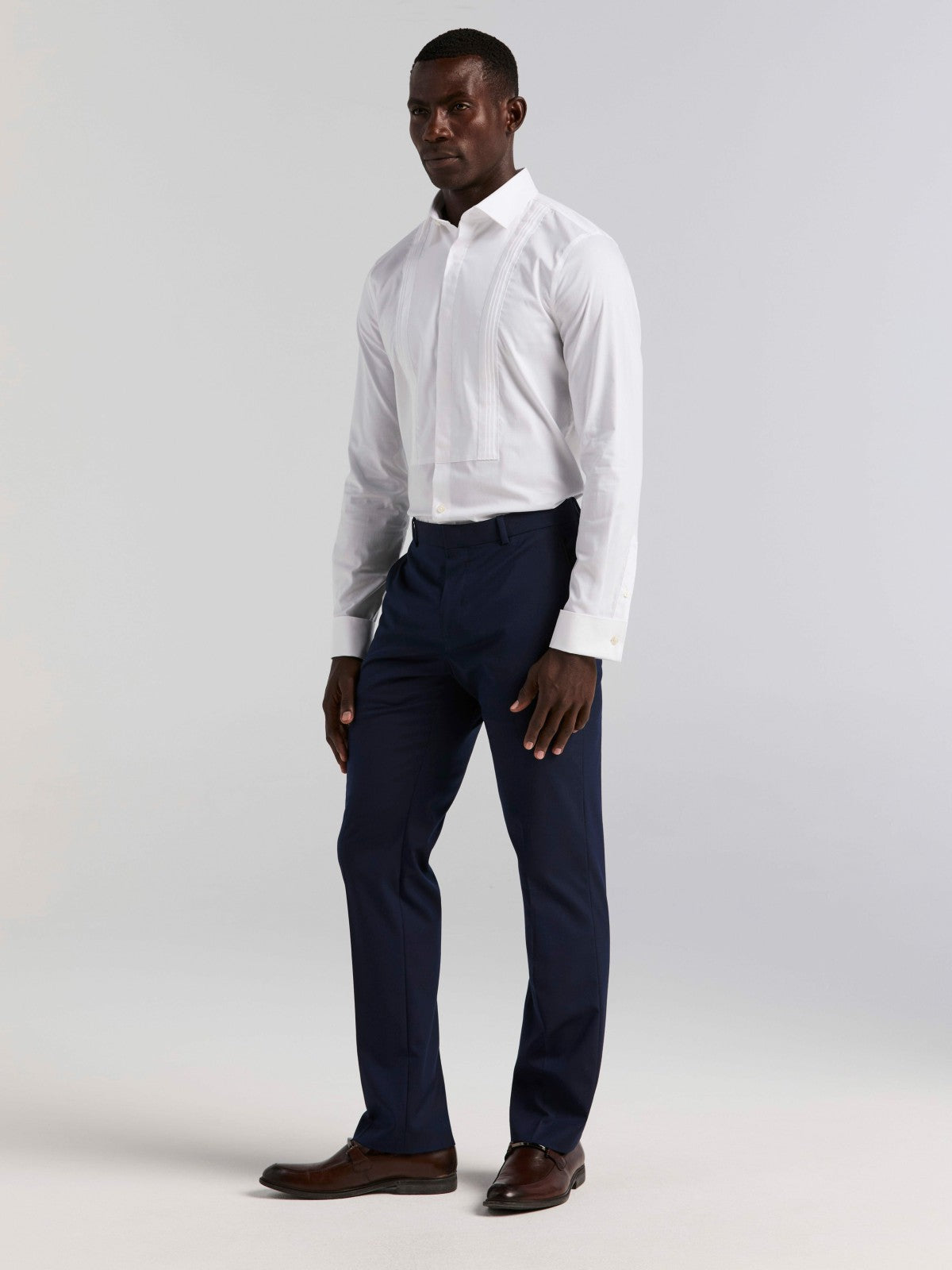Perry Ellis Suits Slim Fit Tuxedo Dress Shirt