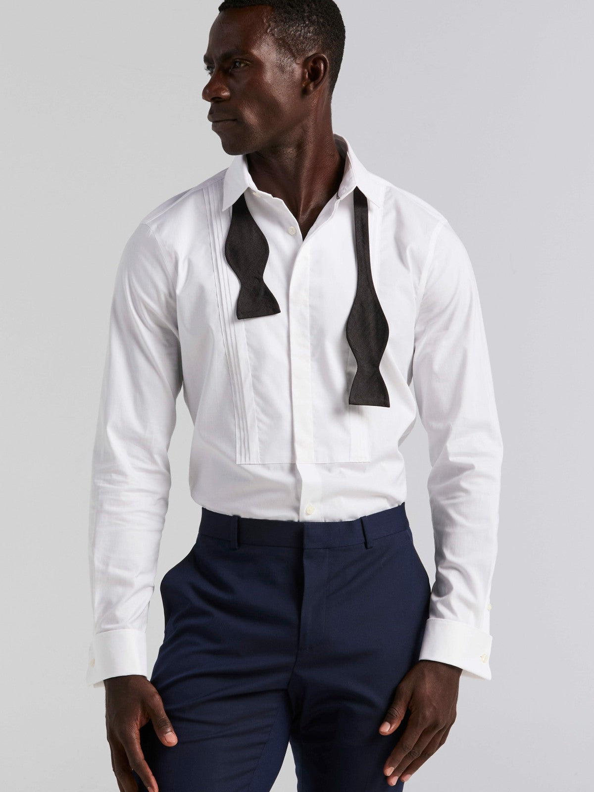 Perry Ellis Suits Slim Fit Tuxedo Dress Shirt