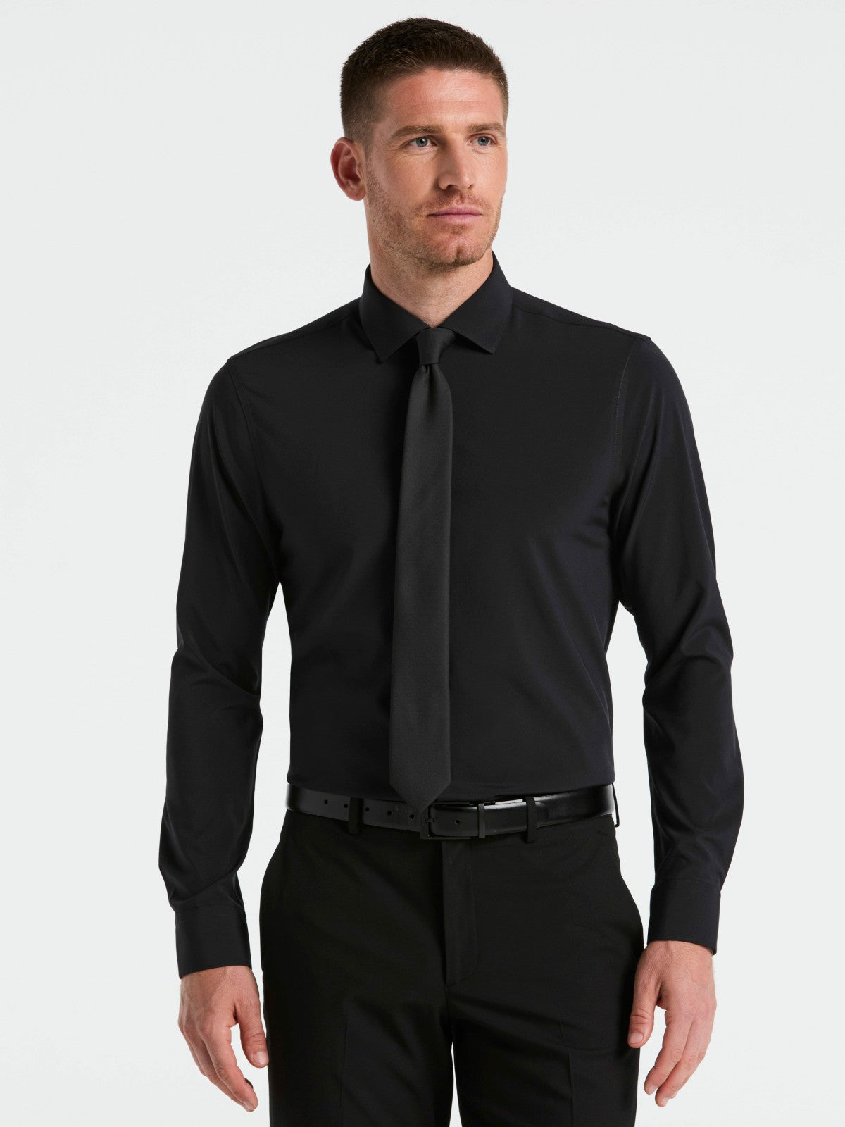 Perry Ellis Suits Performance Tech Solid Dress Shirt
