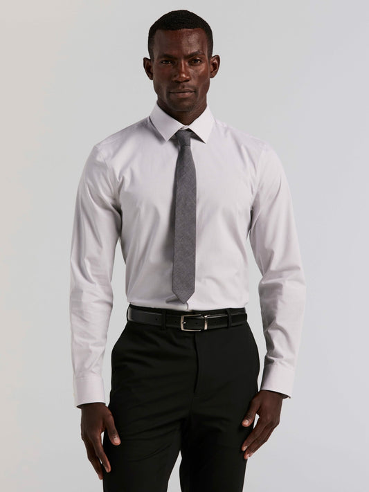 Perry Ellis Suits Slim Fit Mini Stripe Dress Shirt