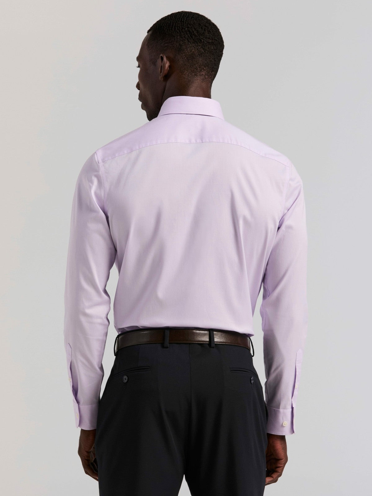 Perry Ellis Suits Cotton Slim Fit Royal Oxford Dress Shirt