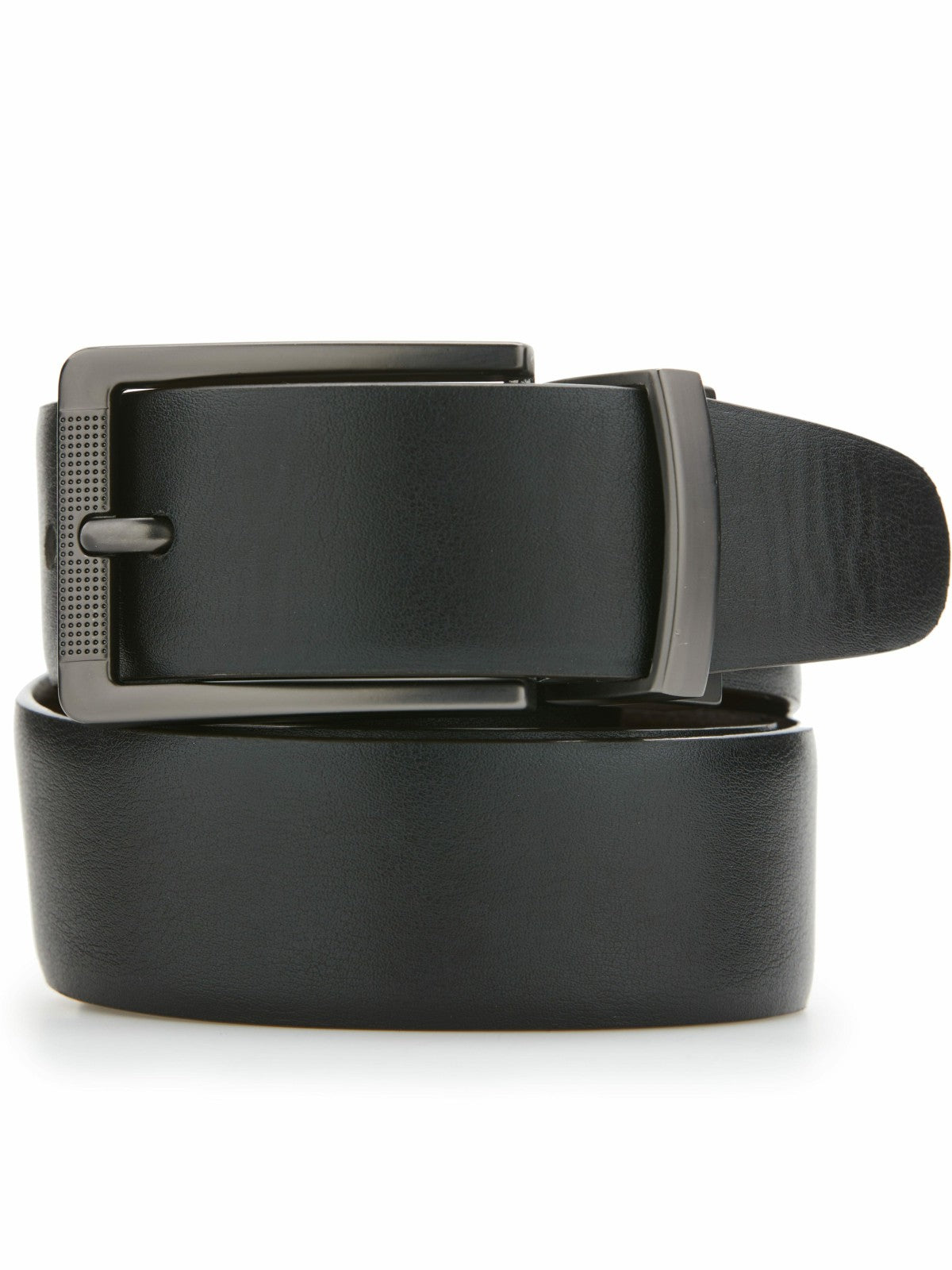 Perry Ellis Suits Burnished Reversible Leather Belt