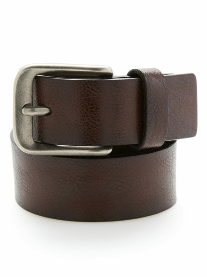 Perry Ellis Suits Grained Leather Belt
