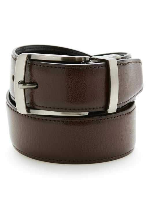 Perry Ellis Suits Reversible Burnished Edge Belt