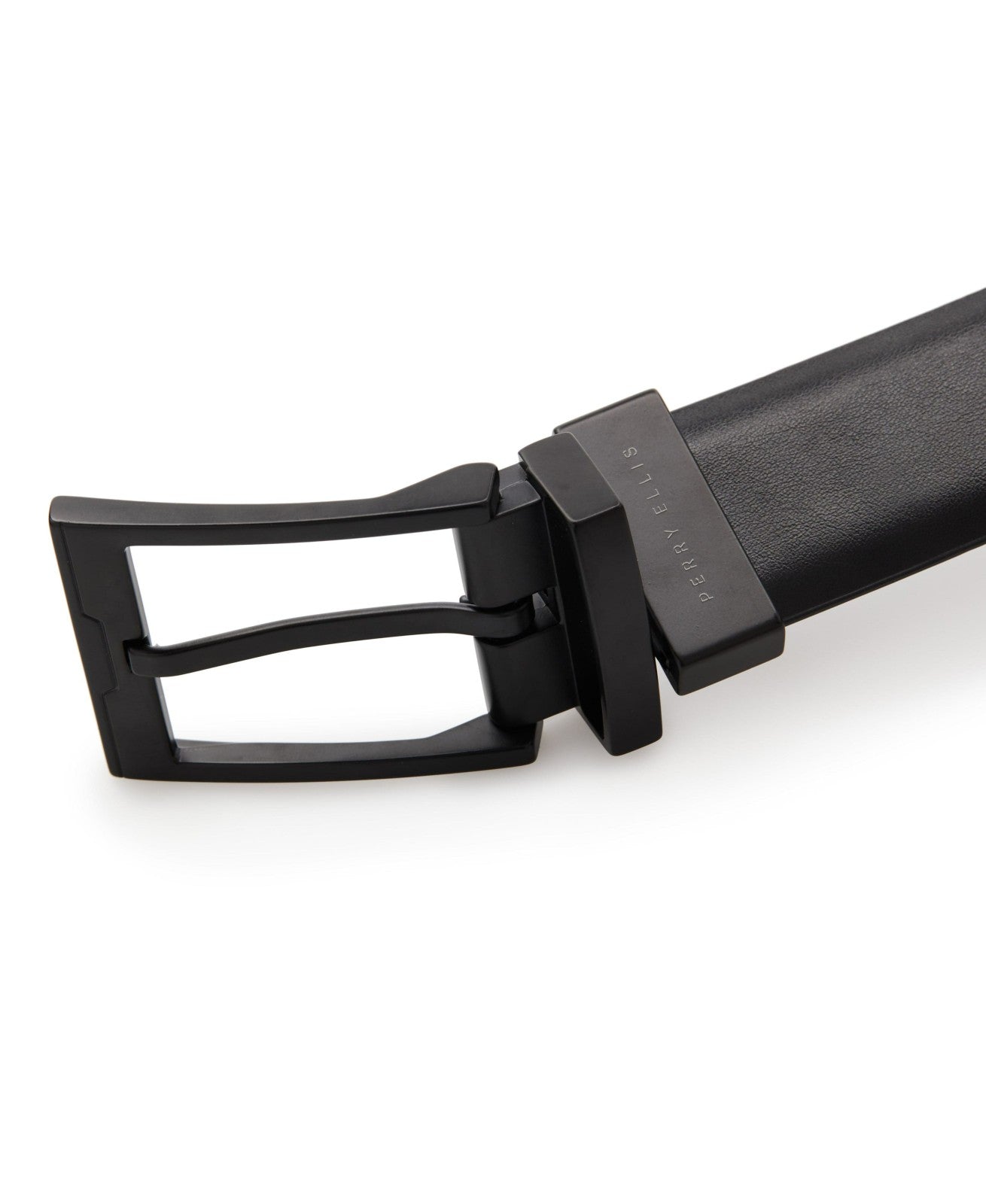 Perry Ellis Suits Cap Reversible Leather Belt