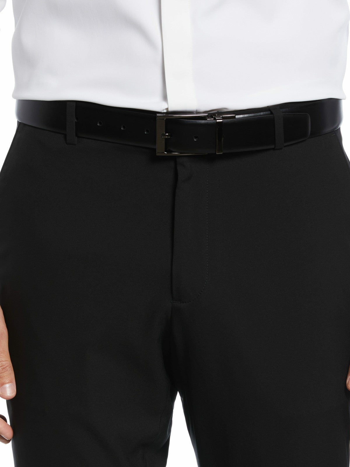 Perry Ellis Suits Reversible Scratch Leather Belt