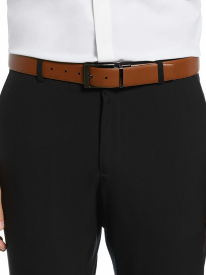 Perry Ellis Suits Reversible Scratch Leather Belt