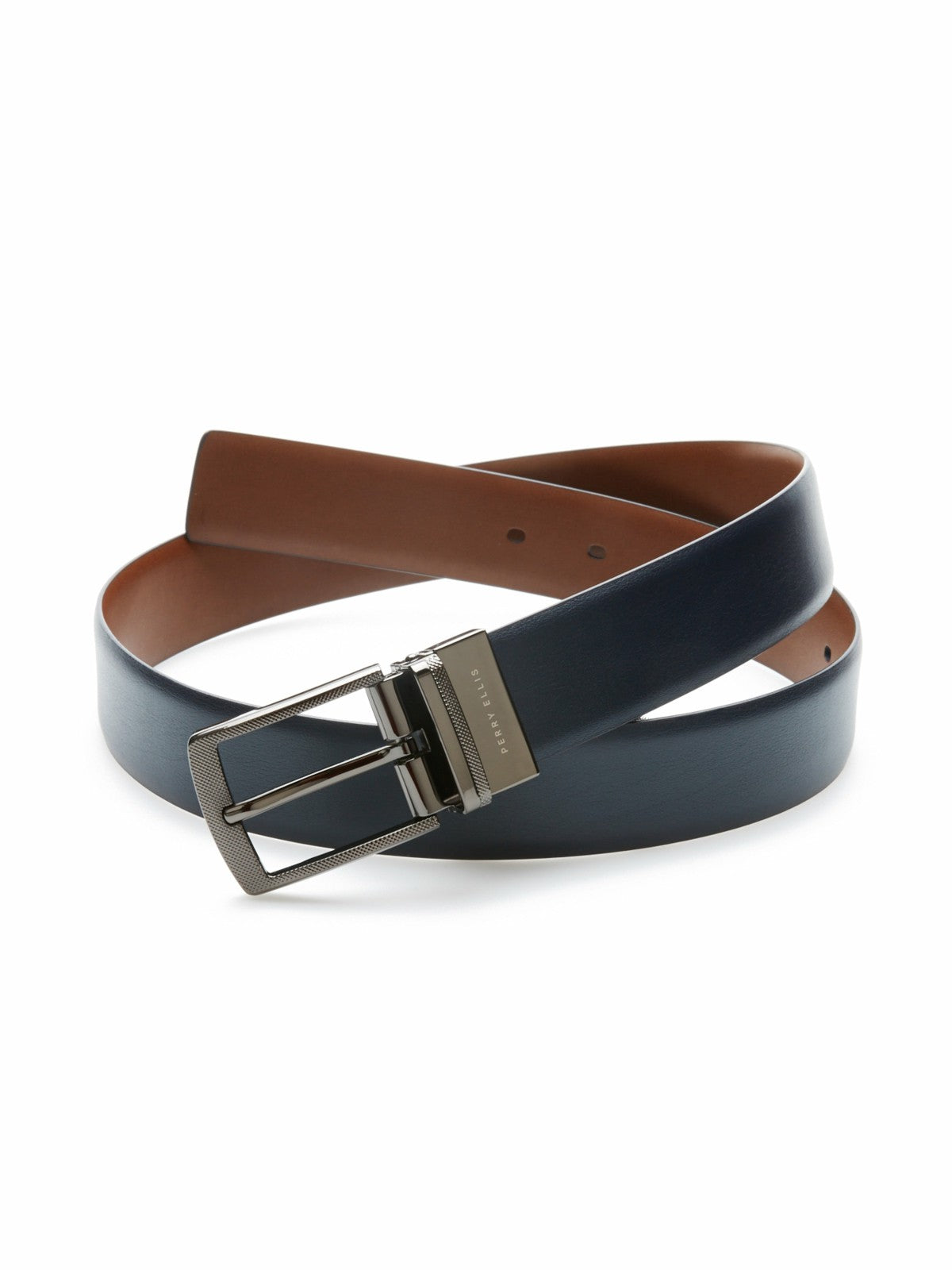 Perry Ellis Suits Reversible Leather Belt