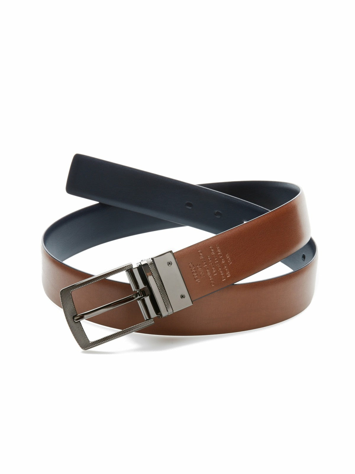 Perry Ellis Suits Reversible Leather Belt