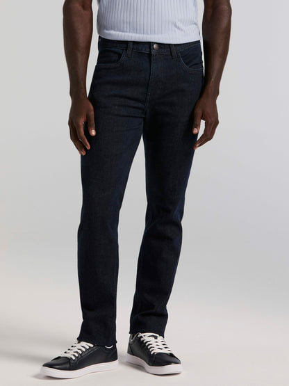 Perry Ellis Clothing Slim Fit Indigo Rinse 5-Pocket Stretch Denim Jeans