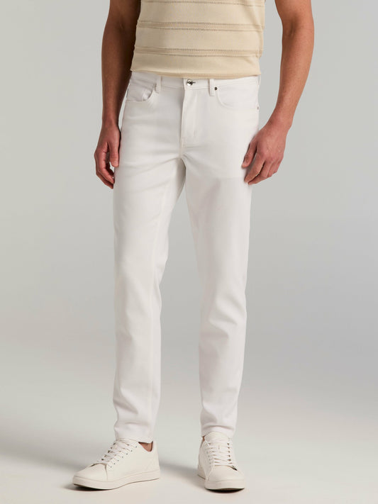 Perry Ellis Clothing Slim Fit Double Cloth 5-Pocket Pants