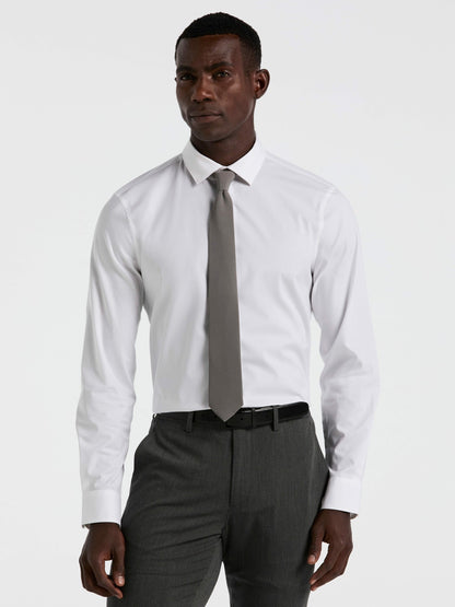 Perry Ellis Clothing Dobby Cotton Stretch Slim Fit Shirt