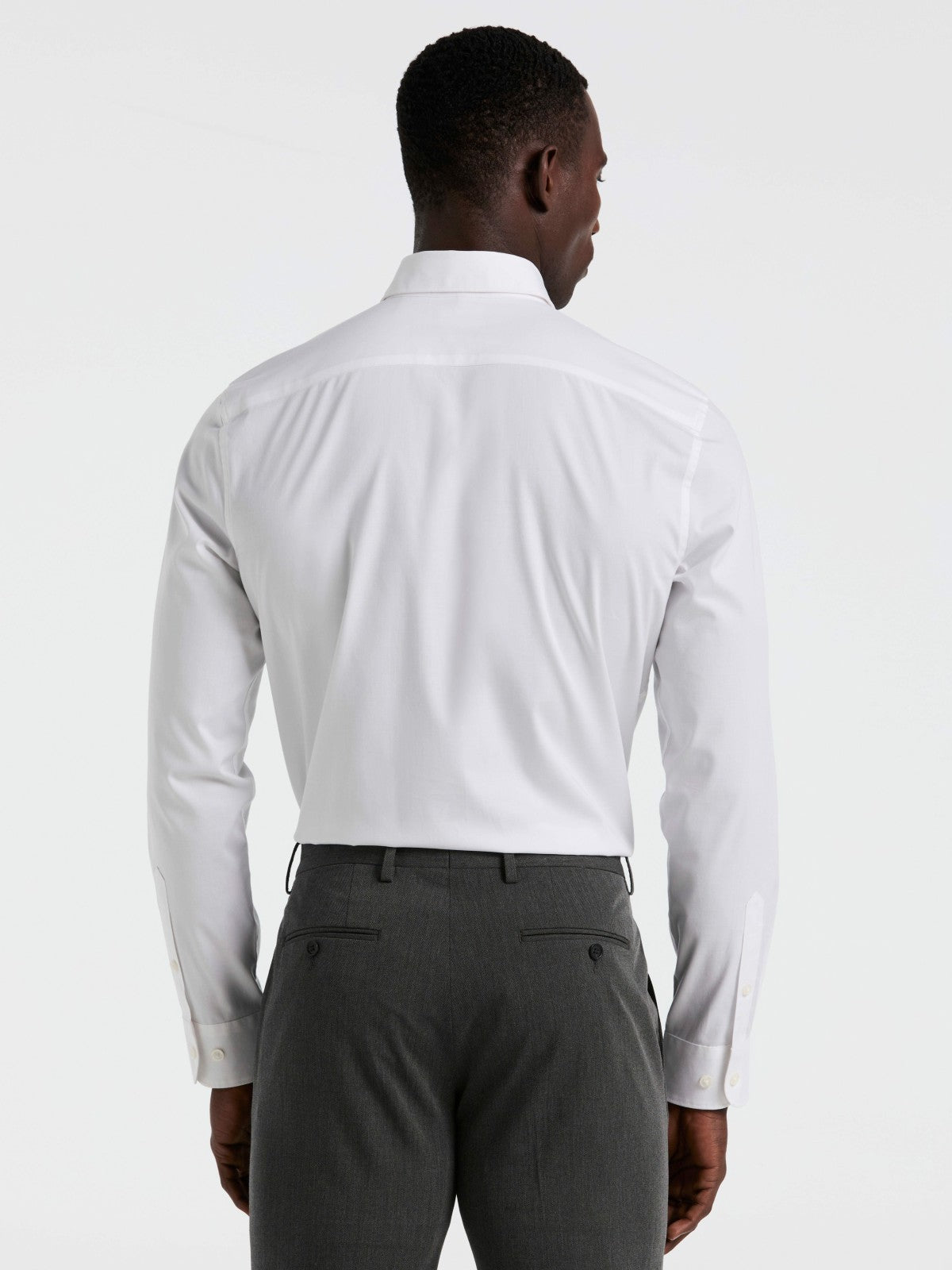 Perry Ellis Clothing Dobby Cotton Stretch Slim Fit Shirt