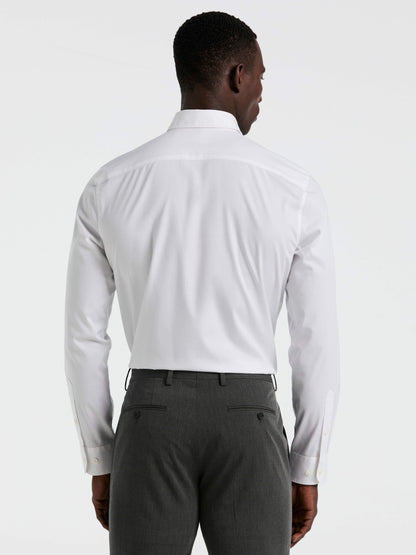 Perry Ellis Clothing Dobby Cotton Stretch Slim Fit Shirt