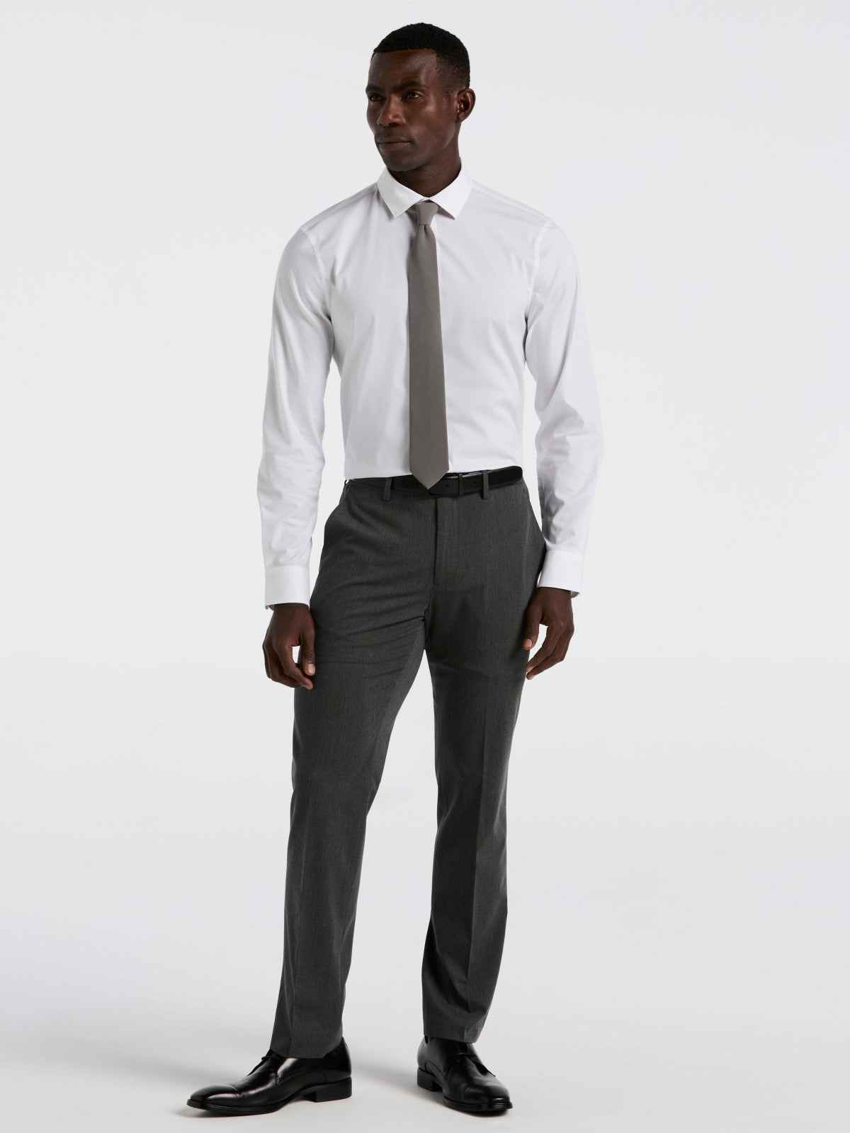 Perry Ellis Clothing Dobby Cotton Stretch Slim Fit Shirt