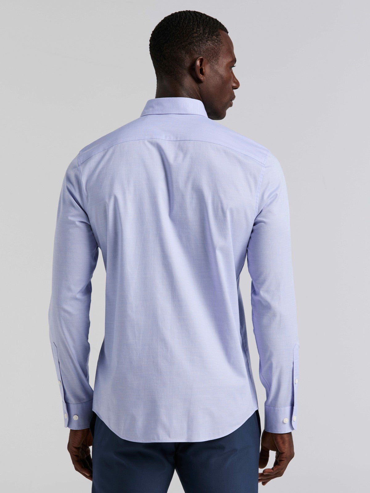 Perry Ellis Clothing Dobby Cotton Stretch Slim Fit Shirt