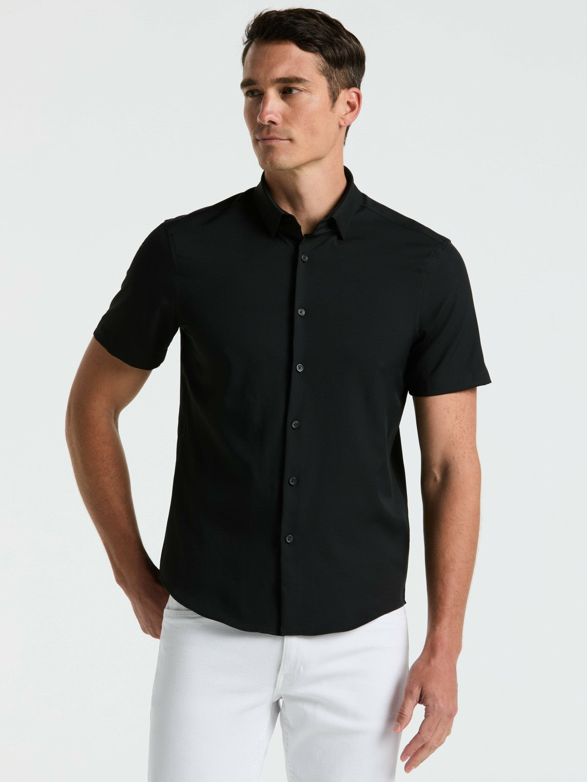 Perry Ellis Clothing Slim Fit Total Stretch Solid Shirt