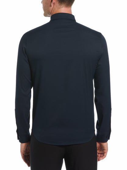 Perry Ellis Clothing Untucked Total Stretch Slim Fit Shirt
