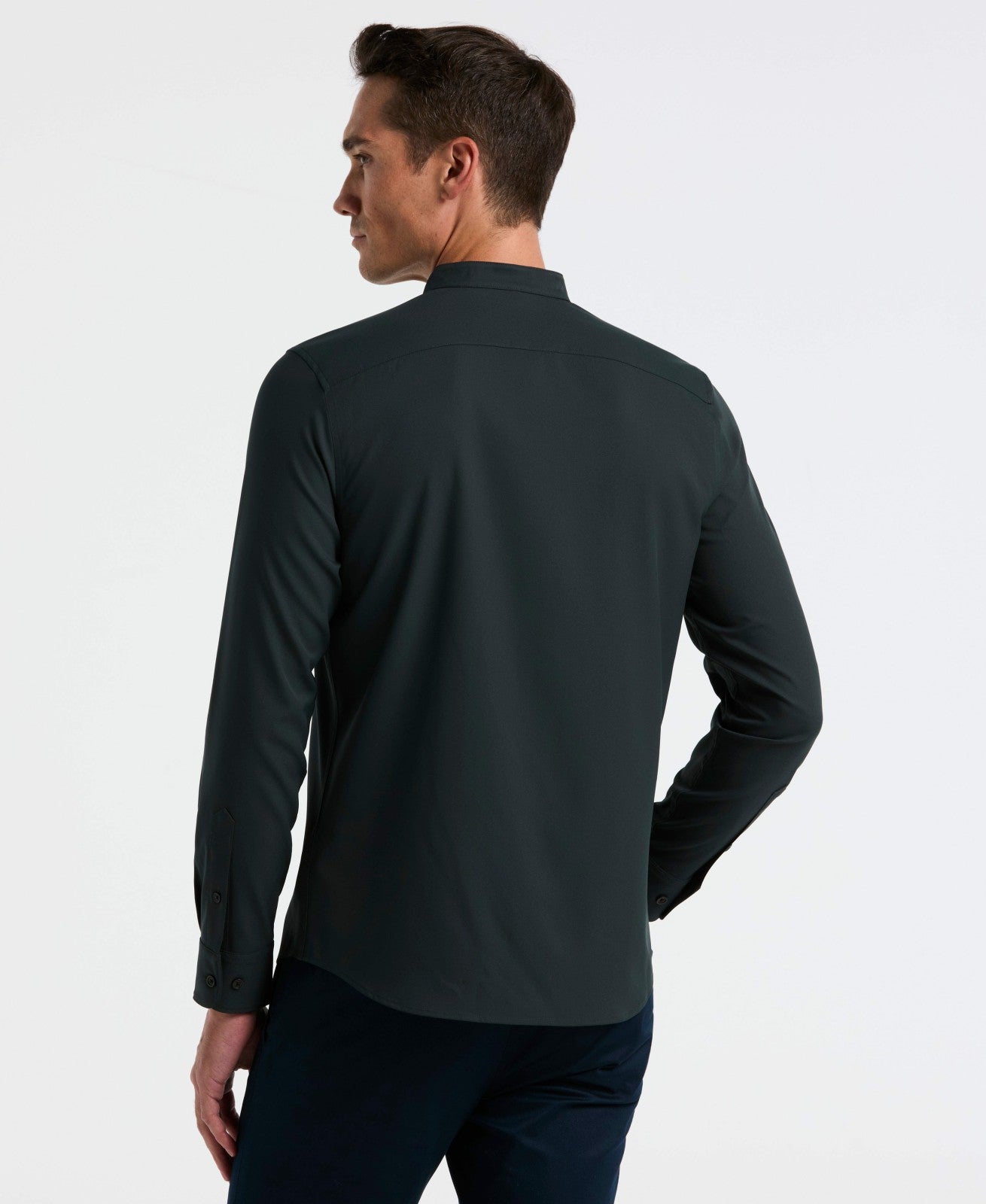 Perry Ellis Clothing Untucked Total Stretch Slim Fit Shirt