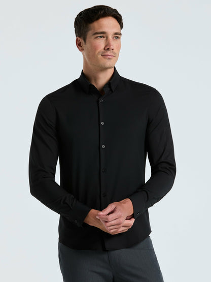 Perry Ellis Clothing Untucked Total Stretch Slim Fit Shirt