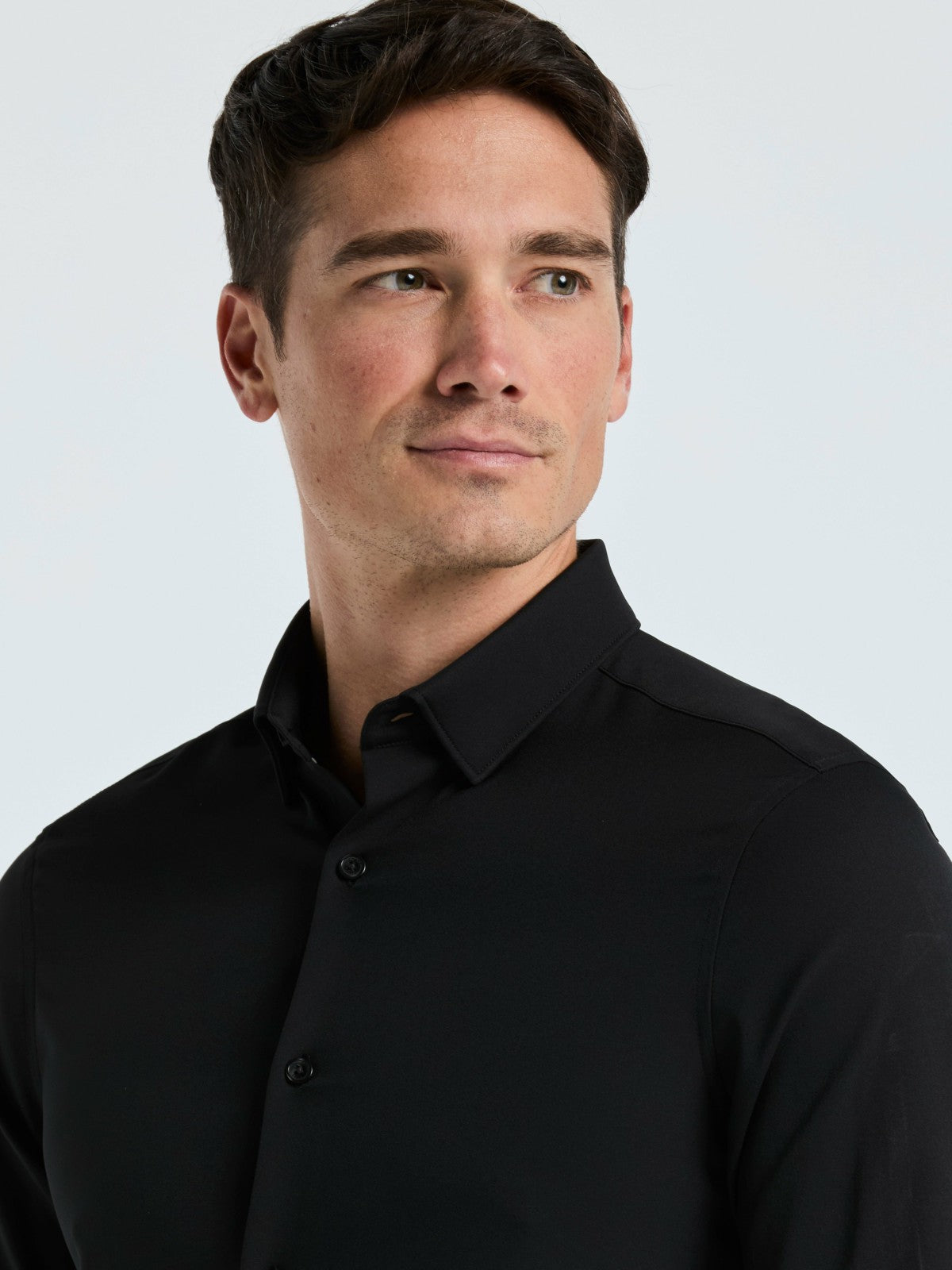 Perry Ellis Clothing Untucked Total Stretch Slim Fit Shirt