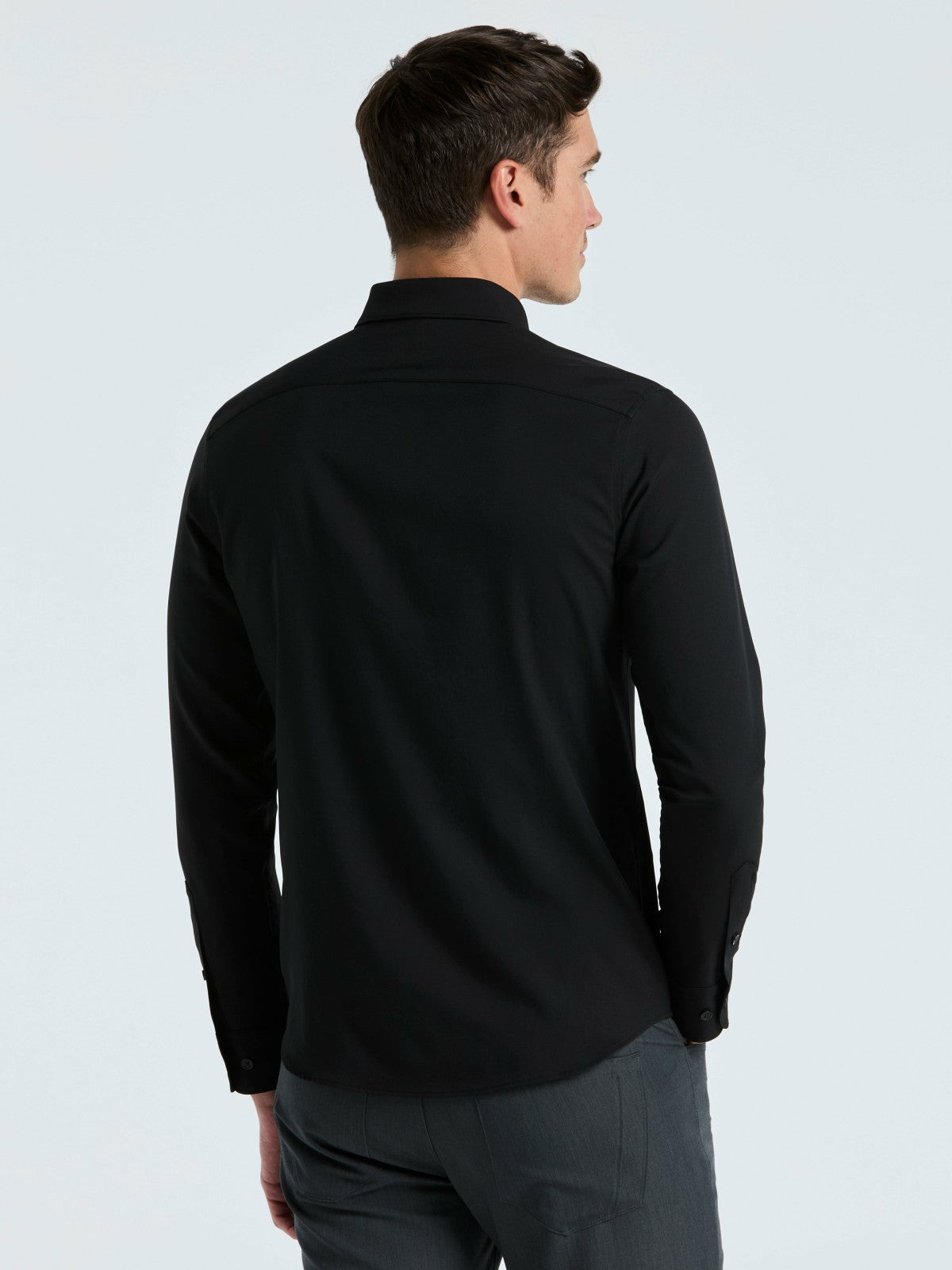 Perry Ellis Clothing Untucked Total Stretch Slim Fit Shirt