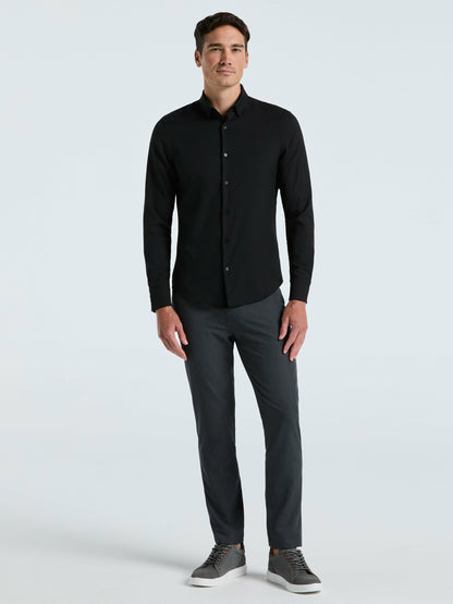 Perry Ellis Clothing Untucked Total Stretch Slim Fit Shirt