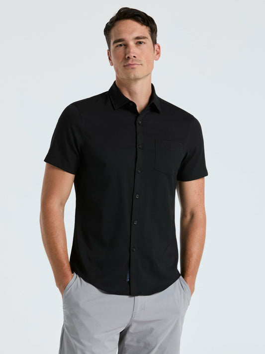 Perry Ellis Clothing Total Stretch Slim Fit Solid Shirt
