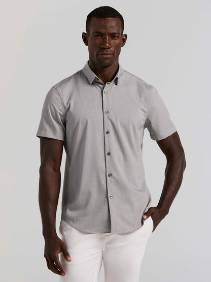 Perry Ellis Clothing Total Stretch Heathered Shirt