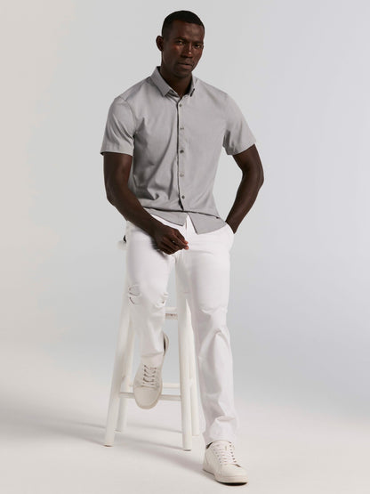 Perry Ellis Clothing Total Stretch Heathered Shirt