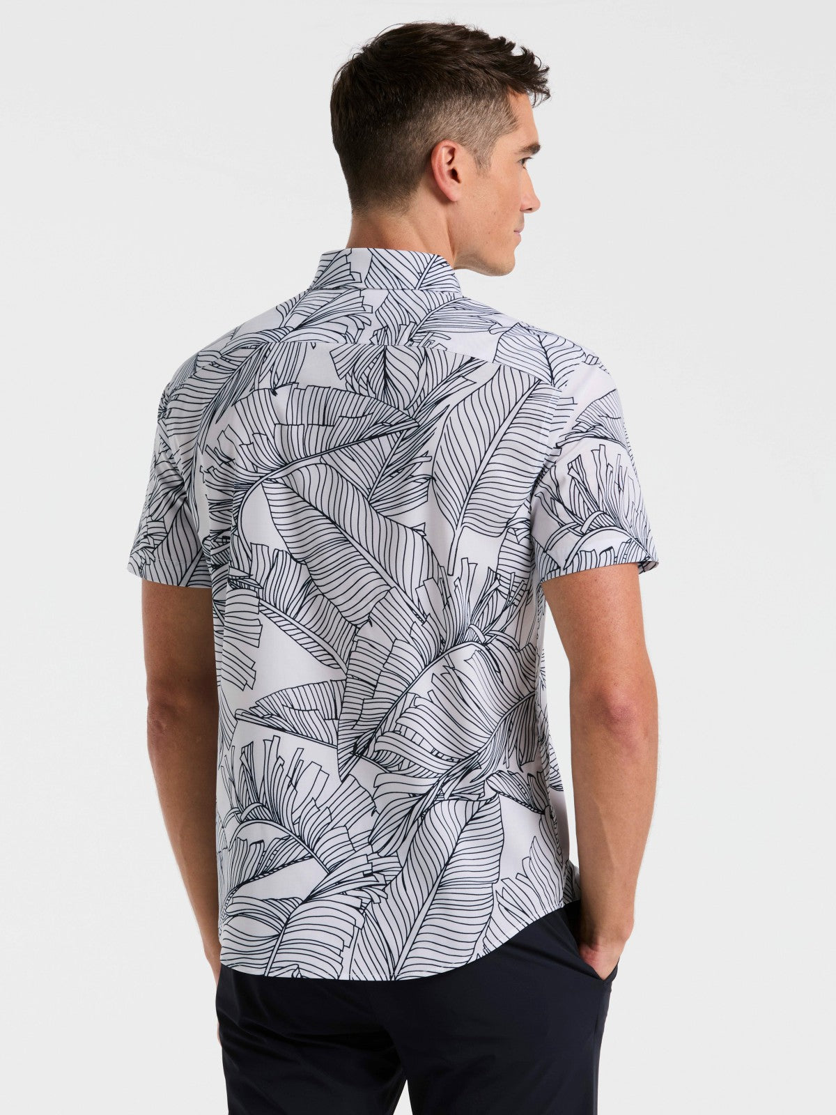 Perry Ellis Clothing Slim Fit Botanical Print Shirt