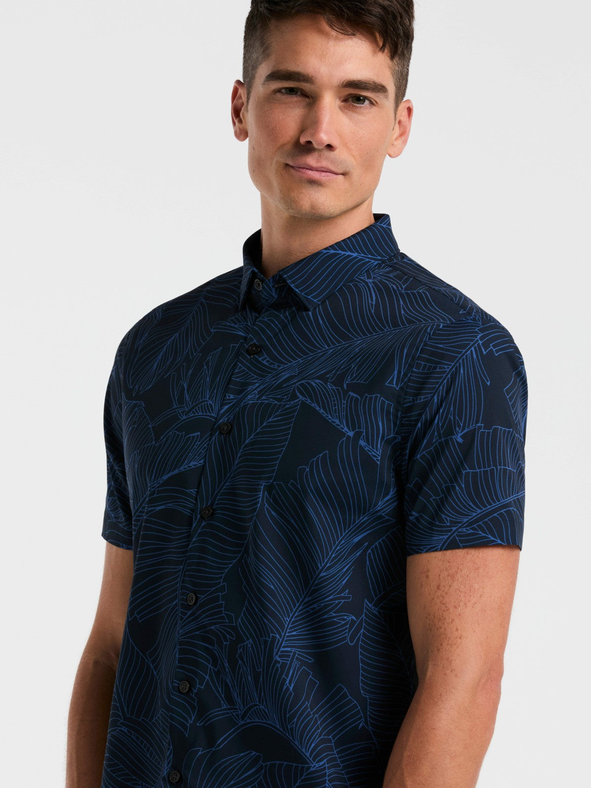 Perry Ellis Clothing Slim Fit Botanical Print Shirt