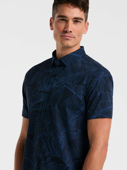 Perry Ellis Clothing Slim Fit Botanical Print Shirt