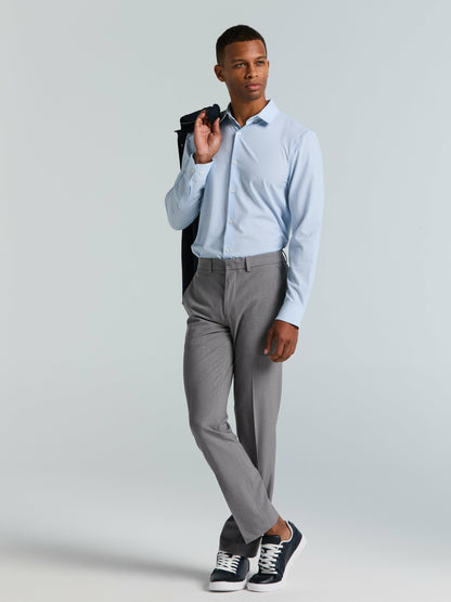 Perry Ellis Clothing Slim Fit Total Stretch Diamond Geo Print Shirt