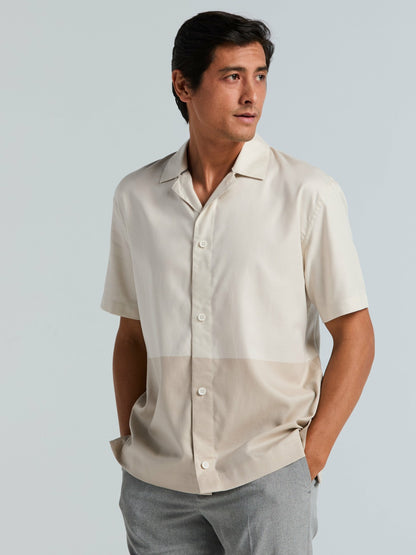 Perry Ellis Clothing Tonal Colorblock Shirt