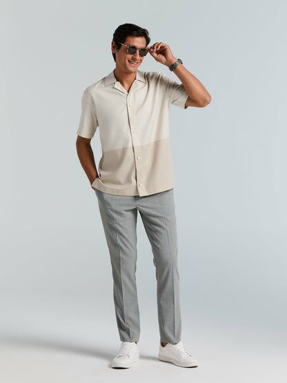 Perry Ellis Clothing Tonal Colorblock Shirt