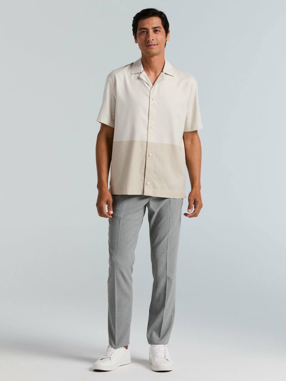 Perry Ellis Clothing Tonal Colorblock Shirt