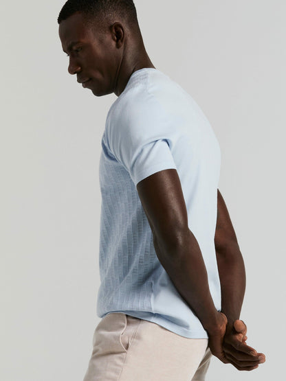 Perry Ellis Clothing Geometric Textured Sweater Tee