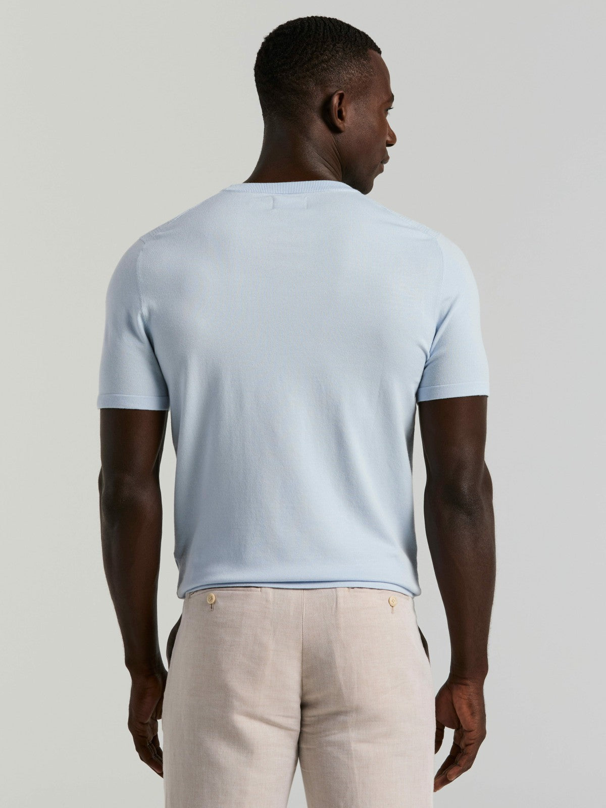 Perry Ellis Clothing Geometric Textured Sweater Tee