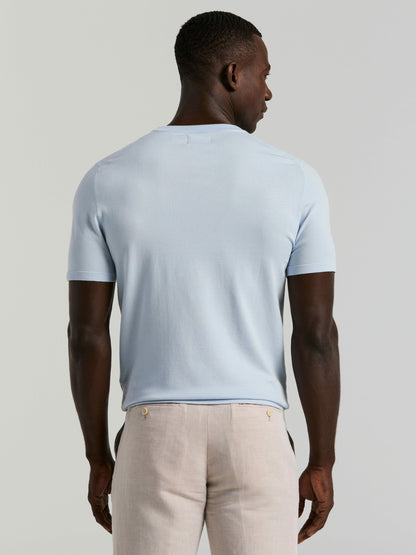 Perry Ellis Clothing Geometric Textured Sweater Tee