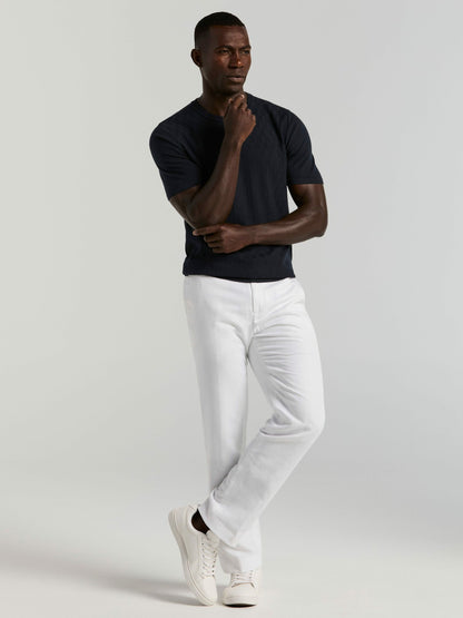 Perry Ellis Clothing Geometric Textured Sweater Tee