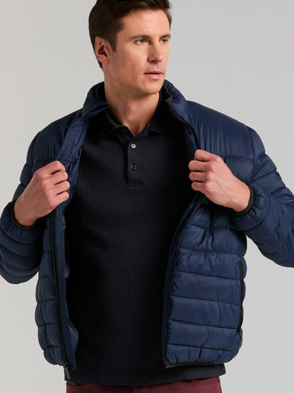 Perry Ellis Clothing Geometric Jacquard Polo Shirt