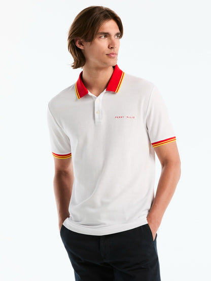 Perry Ellis Clothing Men's Spain Cotton Pique Polo Shirt