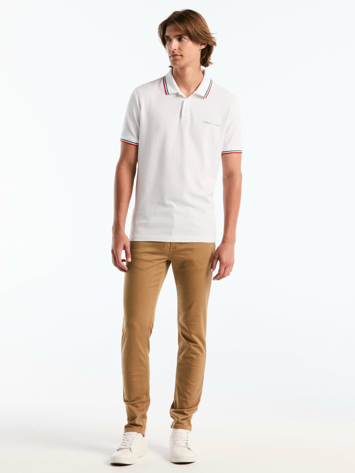 Perry Ellis Clothing Men's Mexico Cotton Pique Polo Shirt