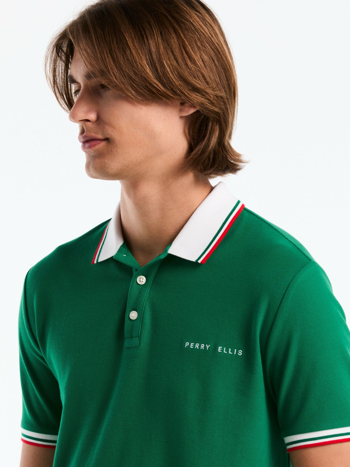 Perry Ellis Clothing Men's Mexico Cotton Pique Polo Shirt